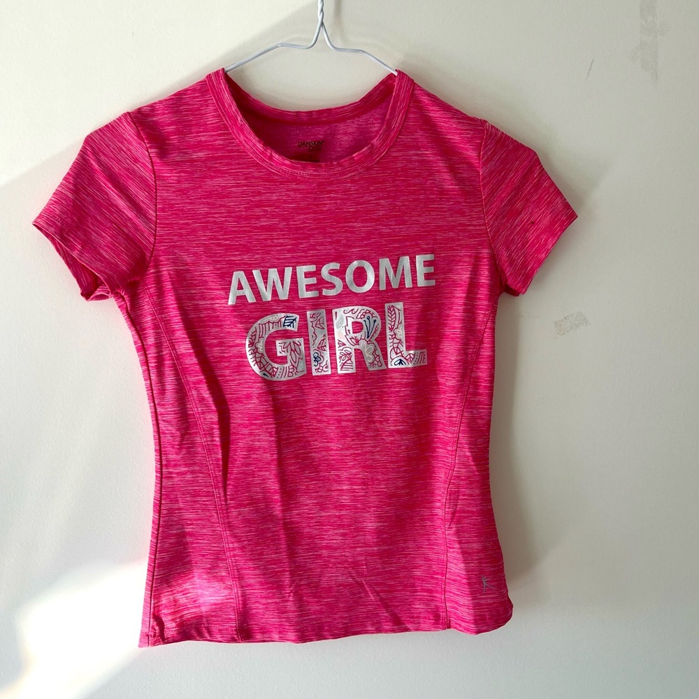 Awesome Girl Athletic Kids Shirt